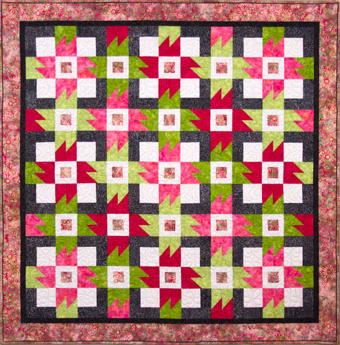 Garden Party Cover Quilt Sample
