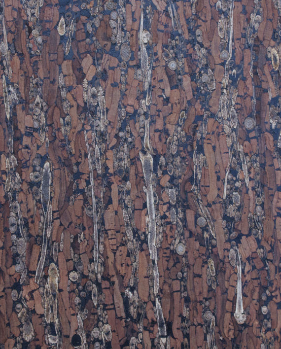 Natural Cork Fabric - Cork & Fennel Black