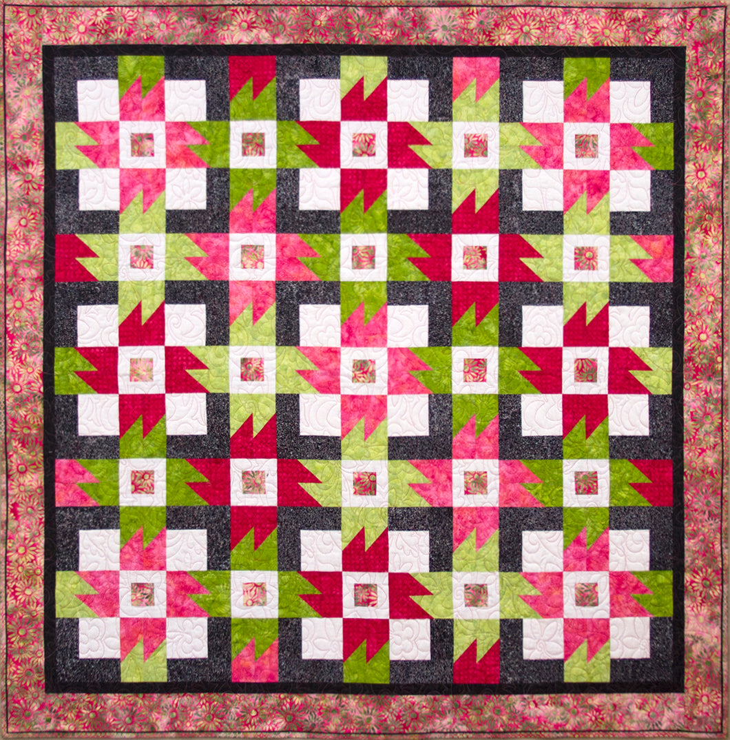 Garden Party Cover Quilt Sample