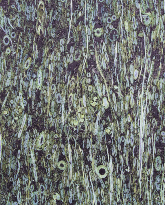 Natural Cork Fabric - Straw Green